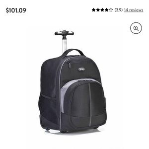 New rolling backpack- has computer compartment